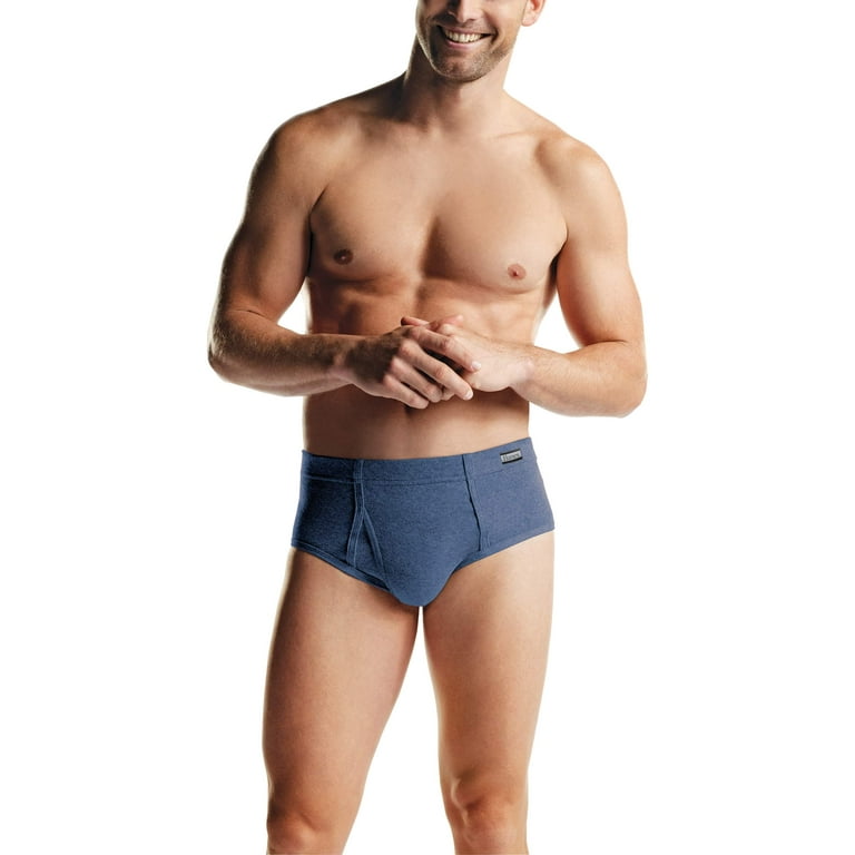 Hanes Men's 6-Pack Comfort Soft FreshIQ Mid-Rise Brief, Assorted