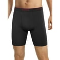 thumbnail image 1 of Hanes Men's FreshIQ Cool Comfort Breathable Mesh Long Leg Boxer Brief 4-Pack, 1 of 4