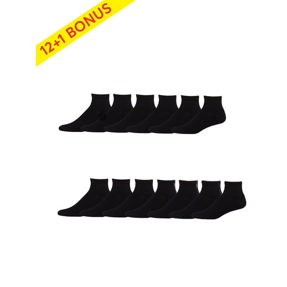 Hanes Men's FreshIQ X-Temp Active Cool Ankle Socks, 12   1 Bonus Pack