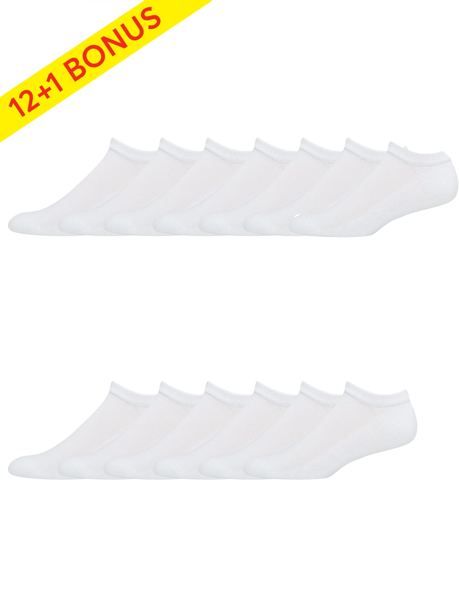Hanes Men's X-Temp Active Cool No-Show Socks with FreshIQ, 13 Pack ...