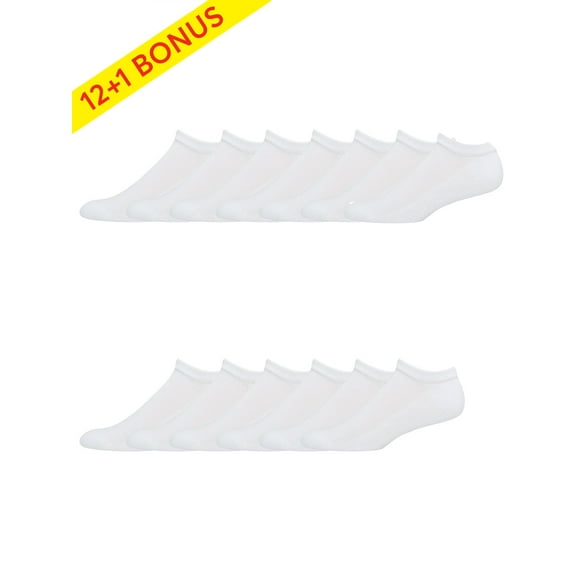 Hanes Men's FreshIQ X-Temp Active Cool No-Show Socks, 12   1 Bonus Pack