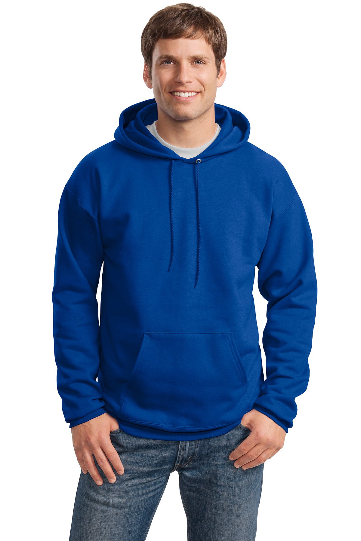 Hanes Men's Front Pouch Pocket Pullover Hooded Sweatshirt - F170 