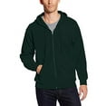 thumbnail image 1 of Hanes Men's and Big Men's Ecosmart Fleece Full Zip Hooded Jacket, up to Size 3XL, 1 of 4