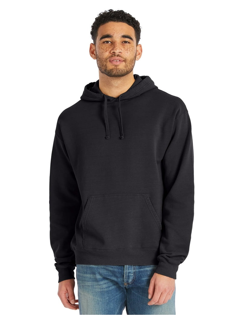 Hanes Men's Big Men's Garment Dyed Fleece Hoodie Sweatshirt