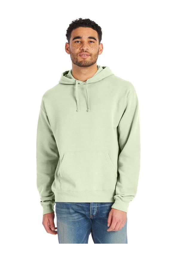 Men's Garment Dyed Fleece Hoodie Sweatshirt, Sizes S-3XL