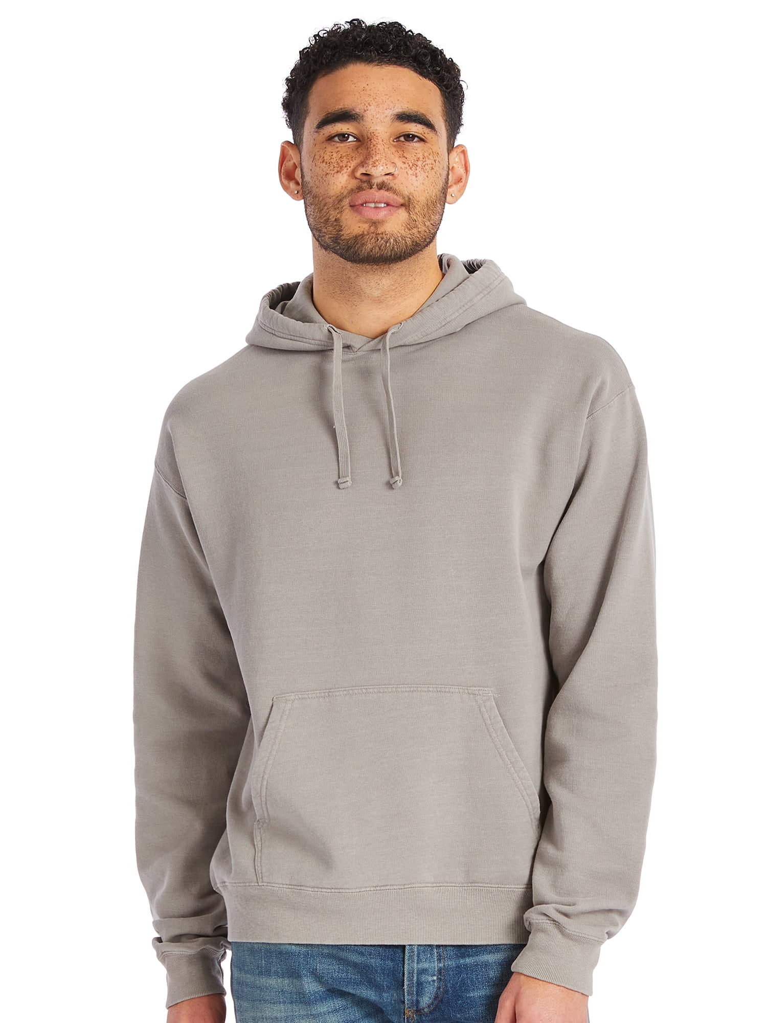 Hanes Men's Garment Dyed Fleece Hoodie Sweatshirt, Sizes S-3XL ...