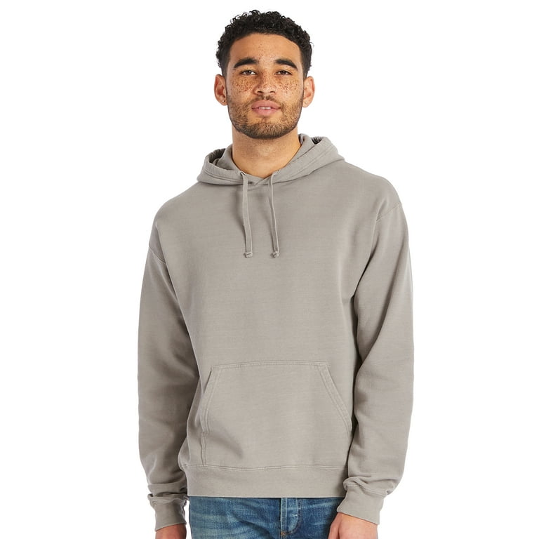 Hanes Men's Garment Dyed Fleece Hoodie Sweatshirt, Sizes S-3XL