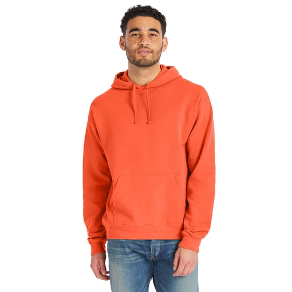 Hanes Men's Garment Dyed Fleece Hoodie Sweatshirt, Sizes S-3XL