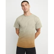 Hanes Men's & Big Men's Garment Dyed Dip Dye Ombre Tee Shirt, Sizes XS-3XL