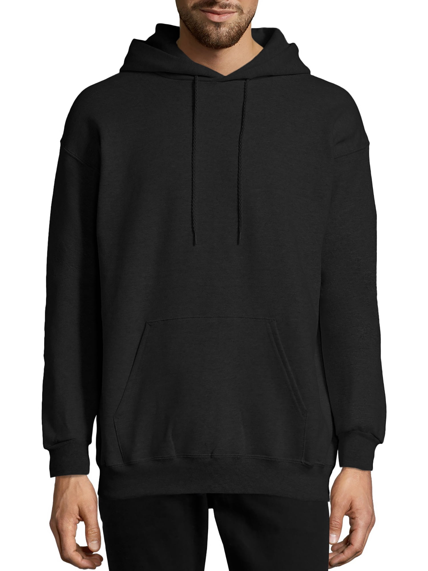 Hanes ComfortBlend EcoSmart Pullover Hoodie Sweatshirt, Safety Orange, Size-L