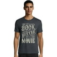 thumbnail image 1 of Hanes Men's Humor The Book Was Better Than The Movie Short Sleeve Graphic T-shirt, 1 of 5
