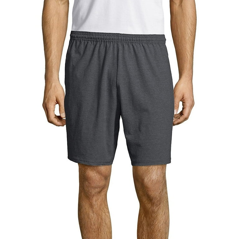 Hanes men's jersey sales pocket short