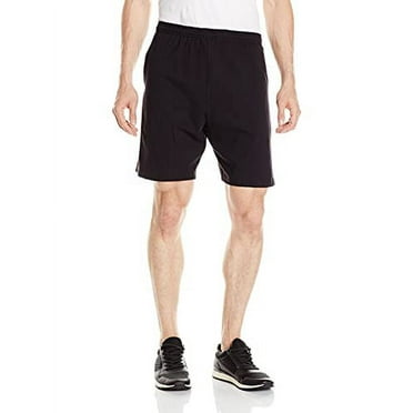 Hanes Men's Jersey Short with Pockets, Black, XX-Large
