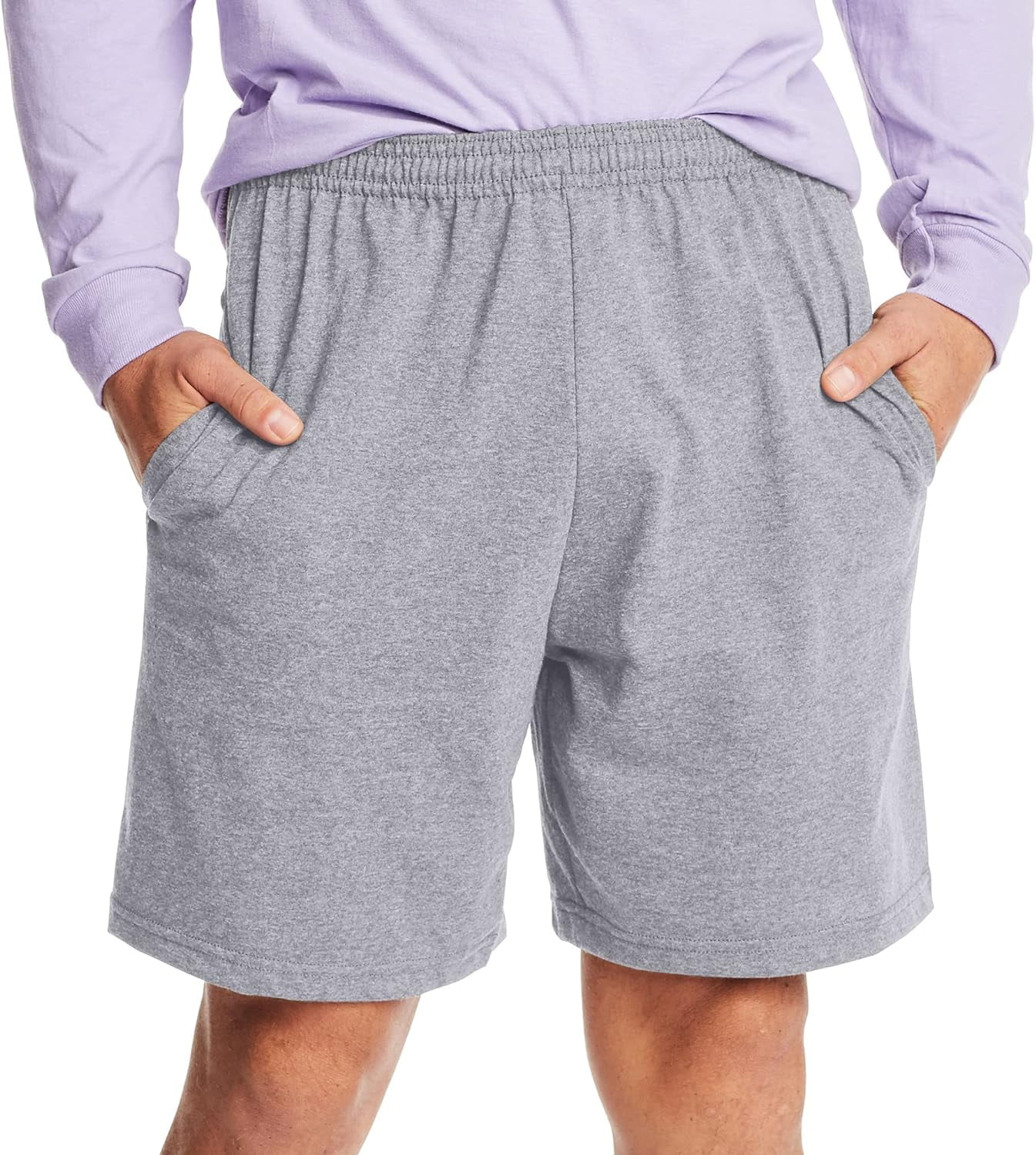Mens jersey hotsell shorts with pockets