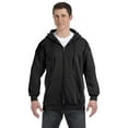 thumbnail image 1 of Hanes Men's Light Steel Full-Zipper Hoodie, Style F280, 1 of 1