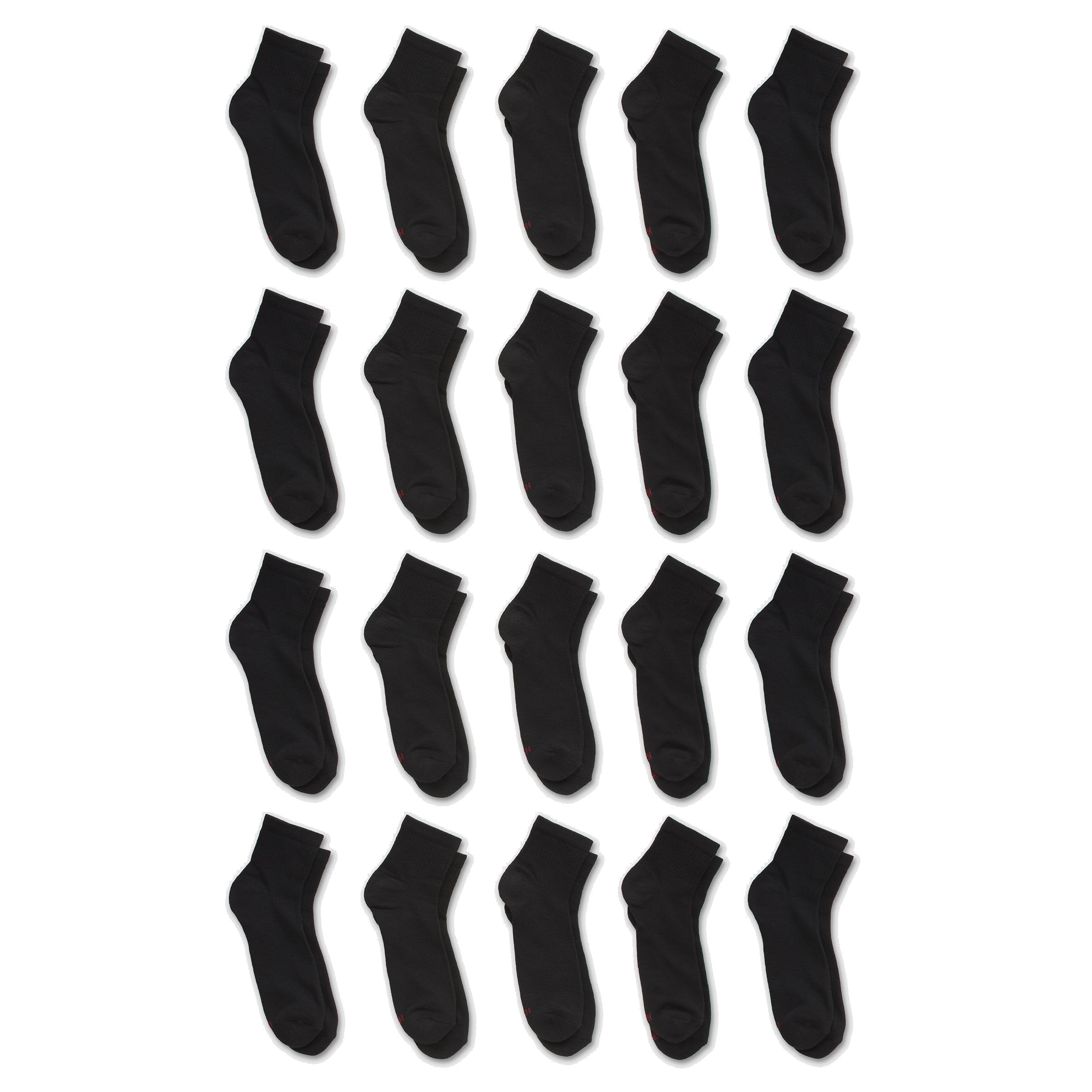 Hanes Men's Lightweight Comfort Super Value Ankle Socks - 20Pk