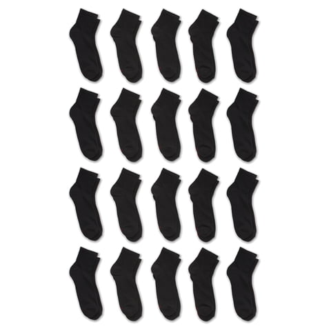 Men's Lightweight Comfort Super Value Ankle Socks - 20Pk