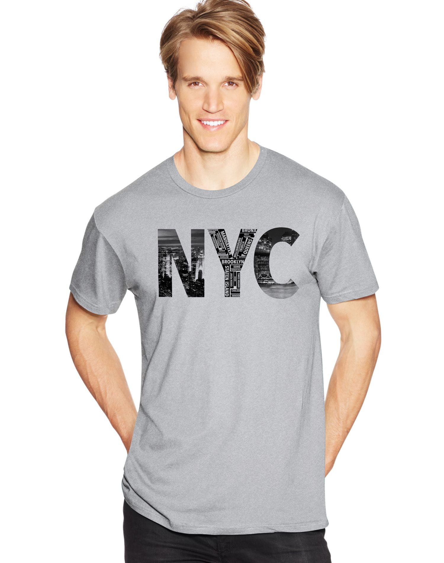 Hanes Men's Lightweight Graphic T-shirt - Cities Collection
