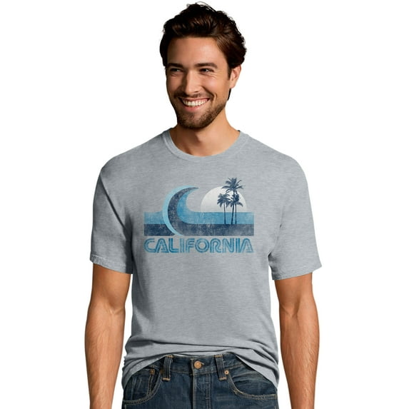 Hanes Men's Lightweight Graphic T-shirt - Vintage Cali Collection