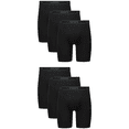 thumbnail image 1 of Hanes Men's Long Leg Boxer Brief Underwear Pack, Cotton Stretch, 6-Pack, 1 of 8