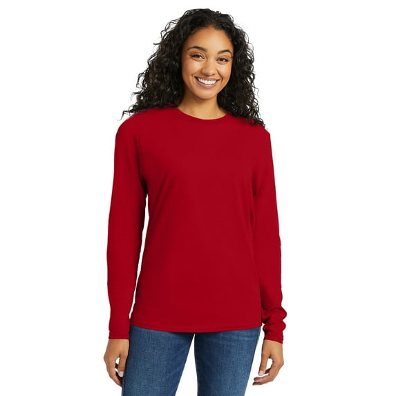 Hanes Men's and Big Men's Nano-T Long Sleeve Tee, Up To Size 3XL