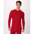 thumbnail image 1 of Hanes Men's Long-Sleeve Thermal Shirt, Reversible, Crewneck Burgundy XL, 1 of 8