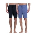 thumbnail image 1 of Hanes Men's Luxe Sleep Jam Shorts, 2-Pack, Sizes S-2XL, 1 of 11