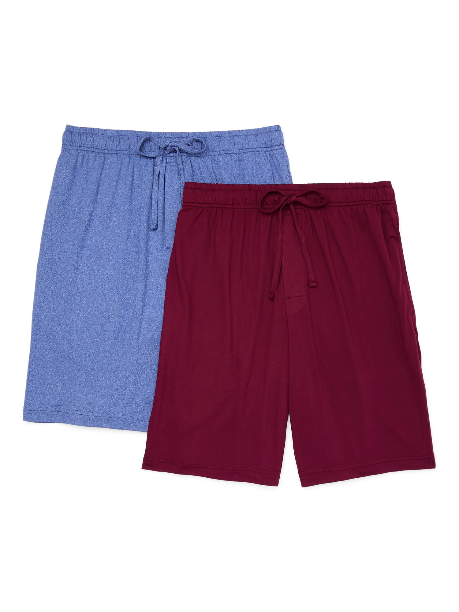 Hanes Men s Luxe Sleep Jam Shorts 2 Pack Sizes S 2XL Walmart