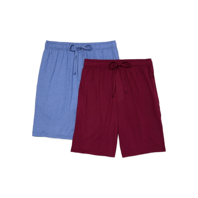 Hanes Men s Luxe Sleep Jam Shorts 2 Pack Sizes S 2XL Walmart