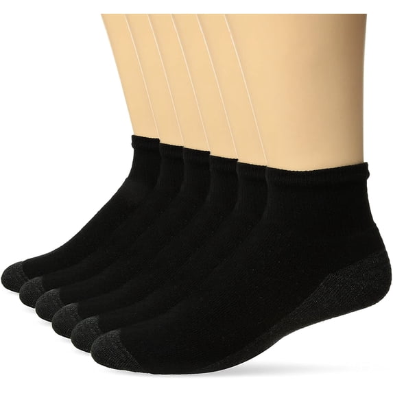 Hanes Men's Max Cushion Ankle Socks