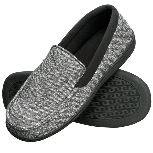 Hanes Men's Memory Foam Odor Free Slippers
