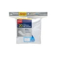Hanes Men's Moisture-Wicking No-Show Socks, 20-Pairs, Sizes 6-12, White