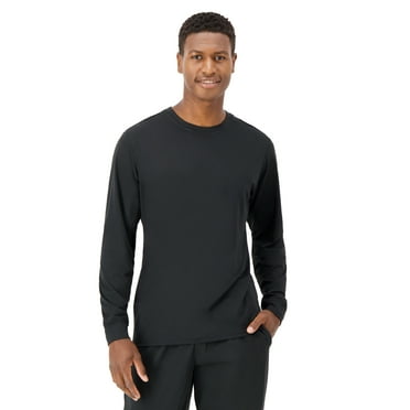 Hanes Men's Moves Long Sleeve Performance Tee, Sizes S-3XL