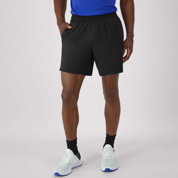 Hanes Moves Men's Performance Shorts, 6” Black S