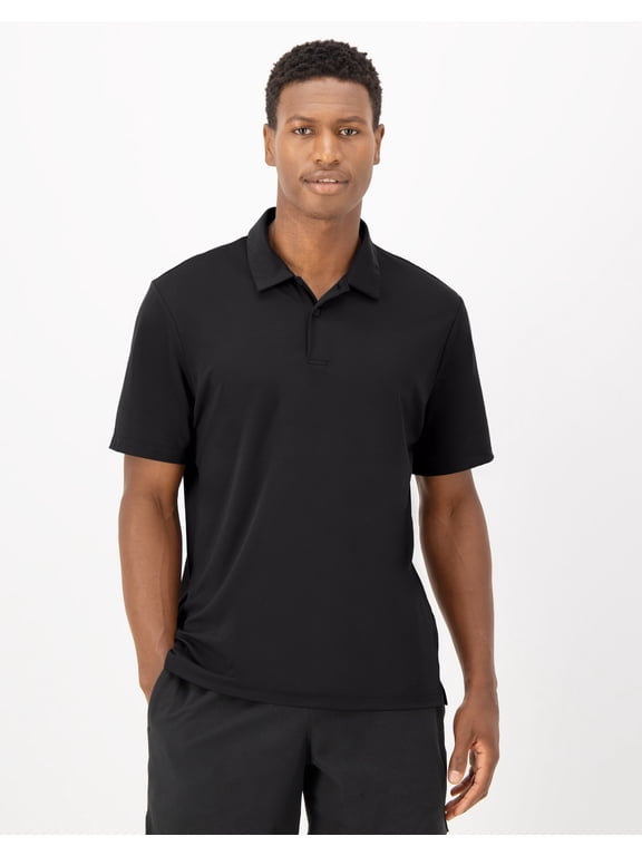 Moves Men's Short Sleeve Performance Polo Black M