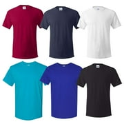 Hanes Mens Multicolor T-Shirts   100% Cotton, Ultra Soft   6 Pack