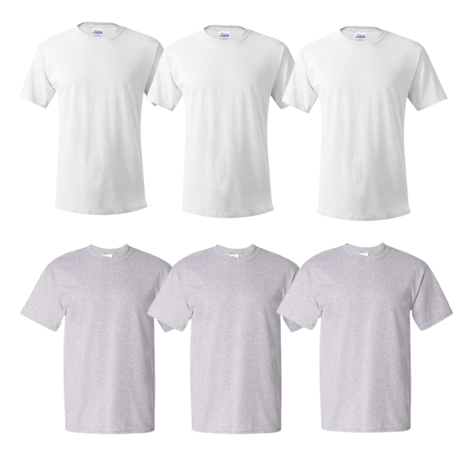 Hanes Men's Multicolor T-Shirts – 100% Cotton, Ultra Soft – 6 Pack ...