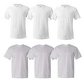 thumbnail image 1 of Hanes Men's Multicolor T-Shirts – 100% Cotton, Ultra Soft – 6 Pack, 1 of 3