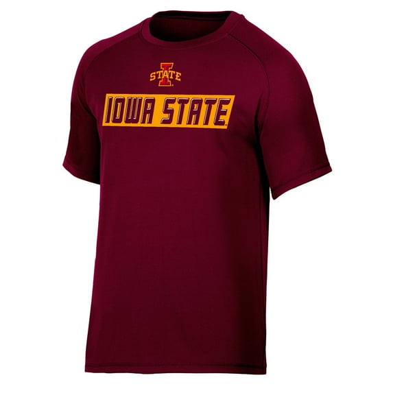 Hanes Men's NCAA Iowa State Short Sleeve Synthetic T-Shirt