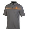 Hanes Men's NCAA Tennessee Vols Colorblock Synthetic Polo