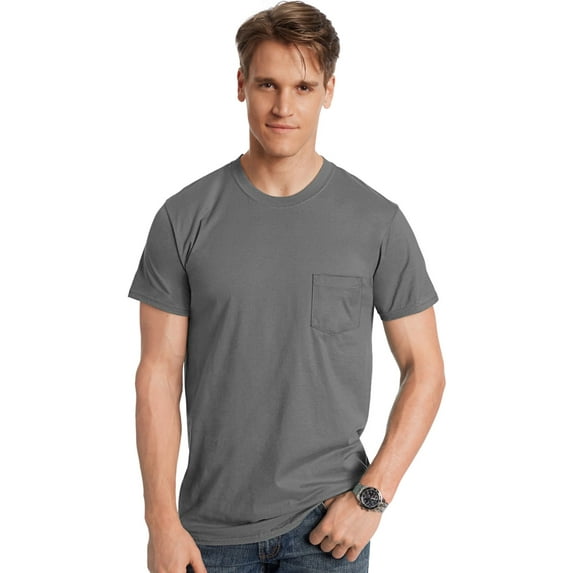 Hanes Men's Nano Lightweight Short Sleeve Pocket T-shirt