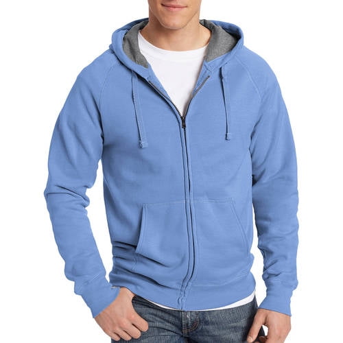 Hanes Men's Nano Premium Soft Lightweight Fleece Full Zip Hood