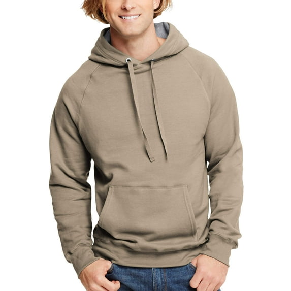 Hanes Men's Nano Premium Soft Lightweight Fleece Pullover Hood