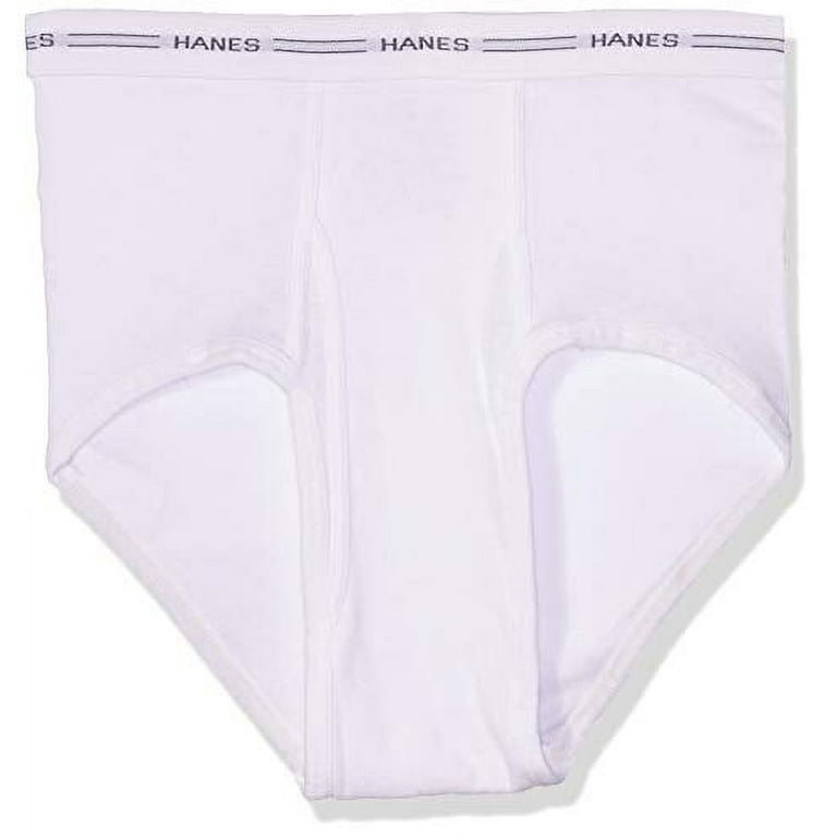 Hanes Men's No Ride Up Briefs with Comfort Flex Waistband - XX-Large -  White (7Pack)