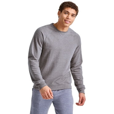 Hanes Men's Originals French Terry Tri-Blend Crewneck Sweatshirt, Sizes S-2XL