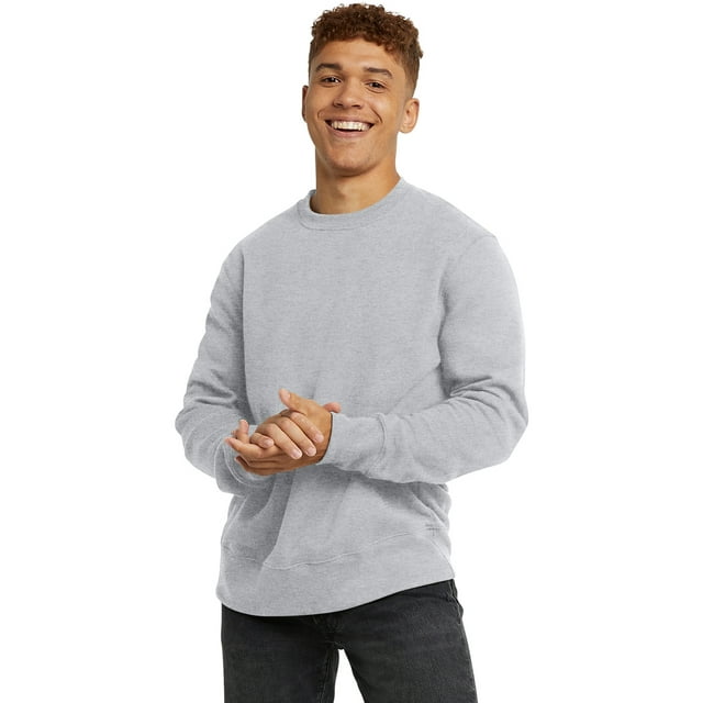 Hanes Men's Originals Midweight Fleece Crewneck Sweatshirt, Sizes S-2XL ...