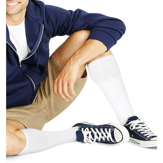 Hanes Men's OvertheCalf Crew Socks (6Pack), Style 909/6