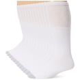 thumbnail image 1 of Hanes Men's Over-the-Calf Tube Socks,White,1 PacK (12 Pairs) 10-13, 1 of 3