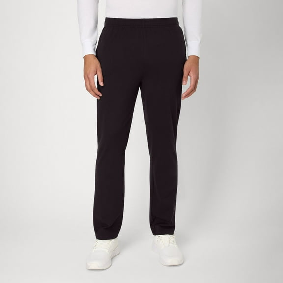 Hanes Men's Pants, Cotton Knit Jersey Black 3XL