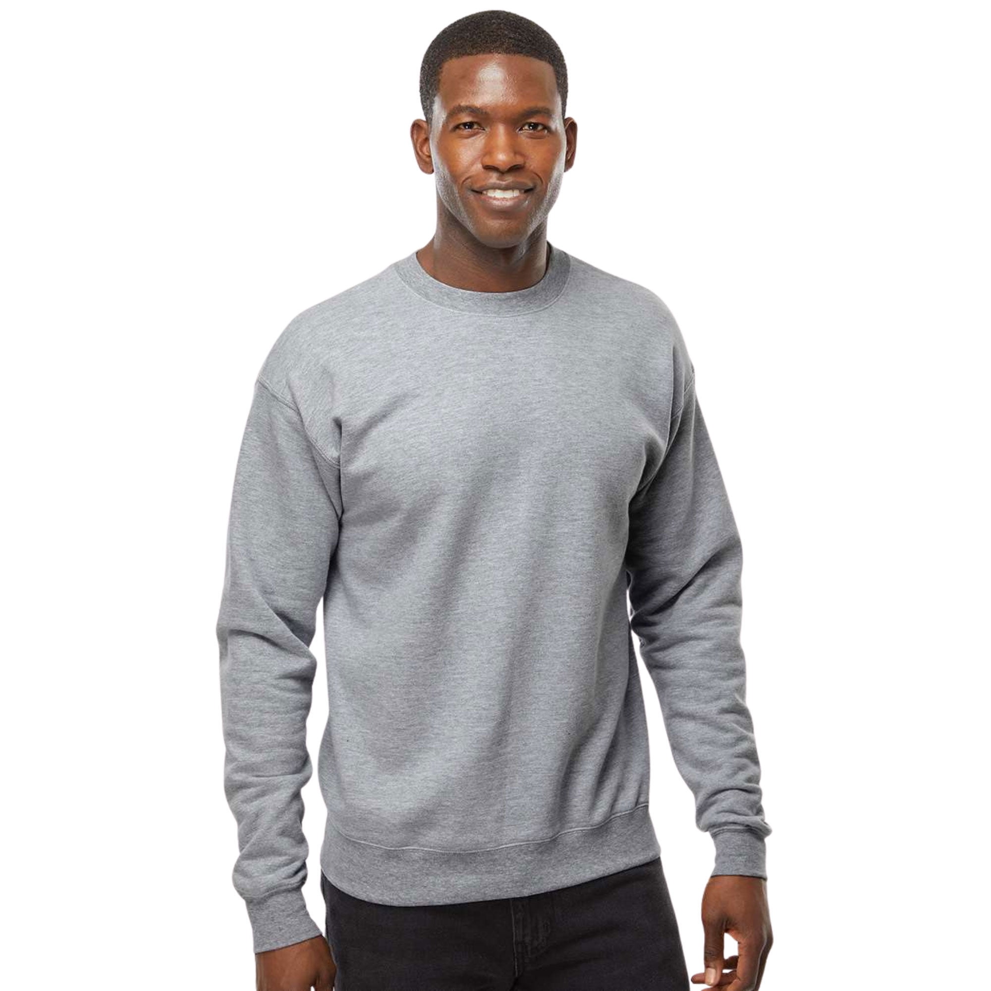 Hanes Men's Perfect Crewneck Sweatshirt, 80/20 Cotton/Polyester